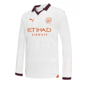 Maillot de foot Manchester City Extérieur 2023-24 Manche Longue